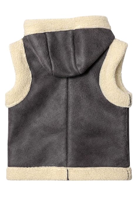 Brown children's sleeveless jacket Paolo Pecora | PP3513/SUMARRONE